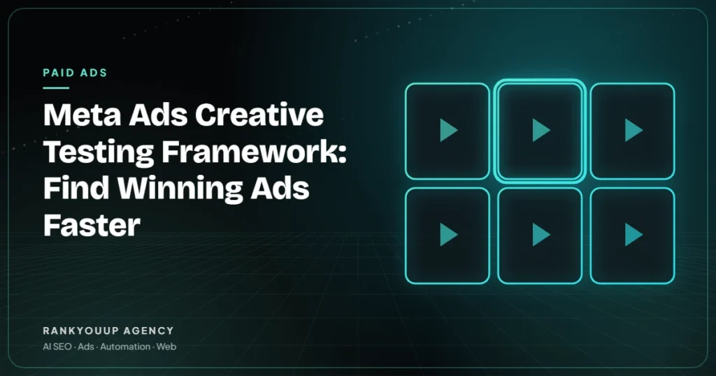 Meta Ads Creative Testing Framework: Find Winning Ads Faster