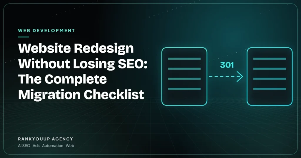 Website Redesign Without Losing SEO: The Complete Migration Checklist